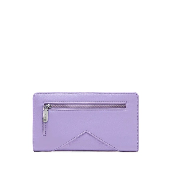 PIXIE MOOD – Sophie Recycled Vegan Wallet in Lavender | Soft Pastel Sustainable - Picture 3 of 4